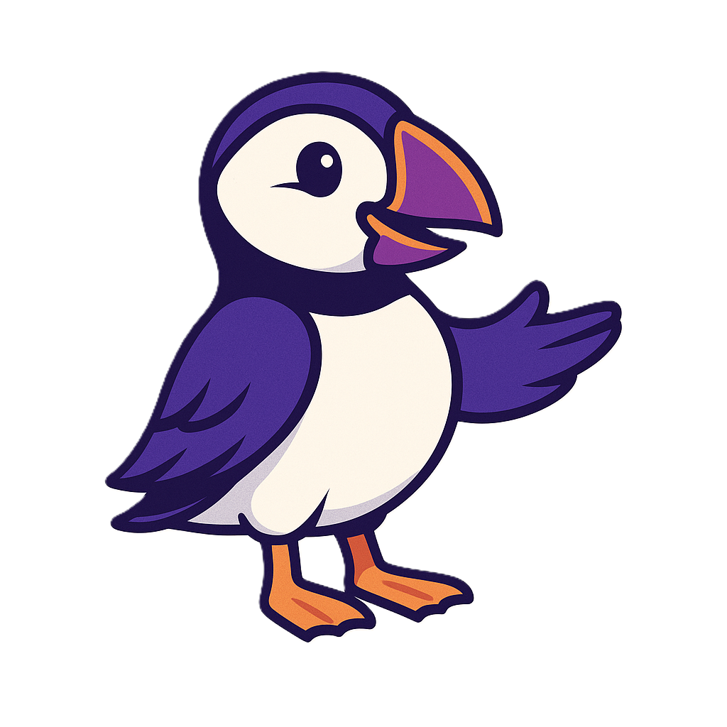 Dewdwell Puffin Mascot